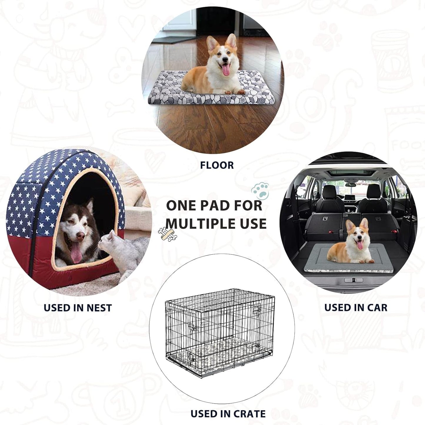 Machine-Washable Pet Mat