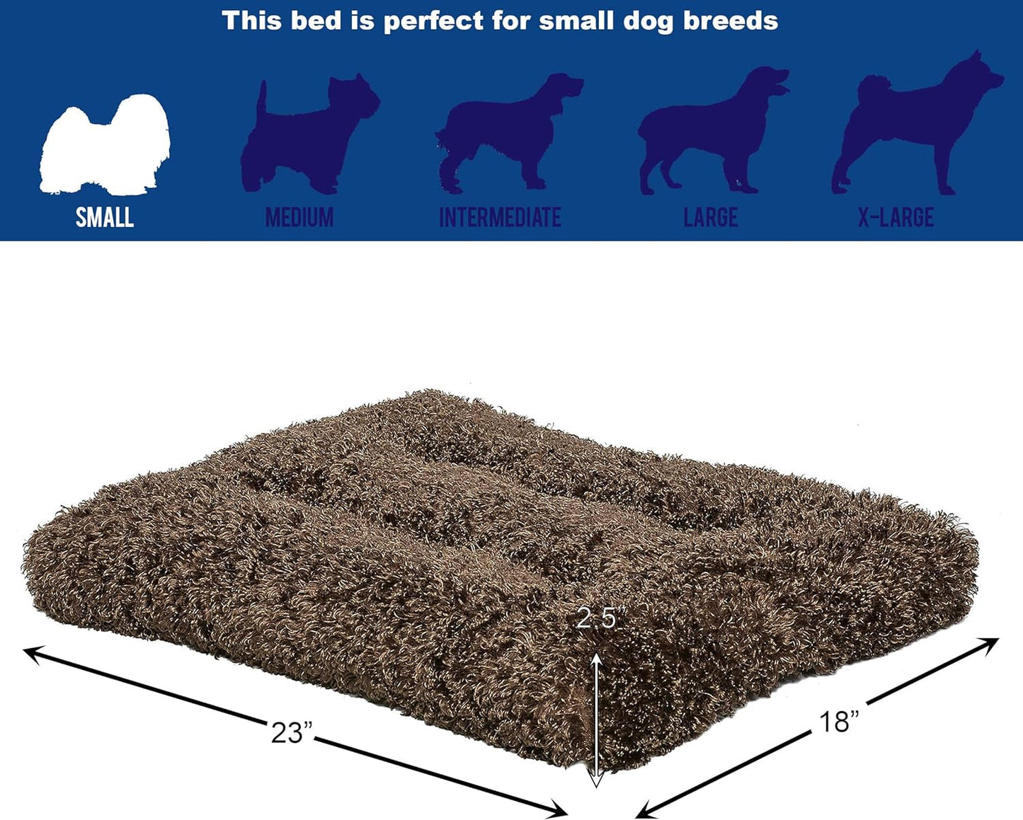 Machine-Washable Plush Bed
