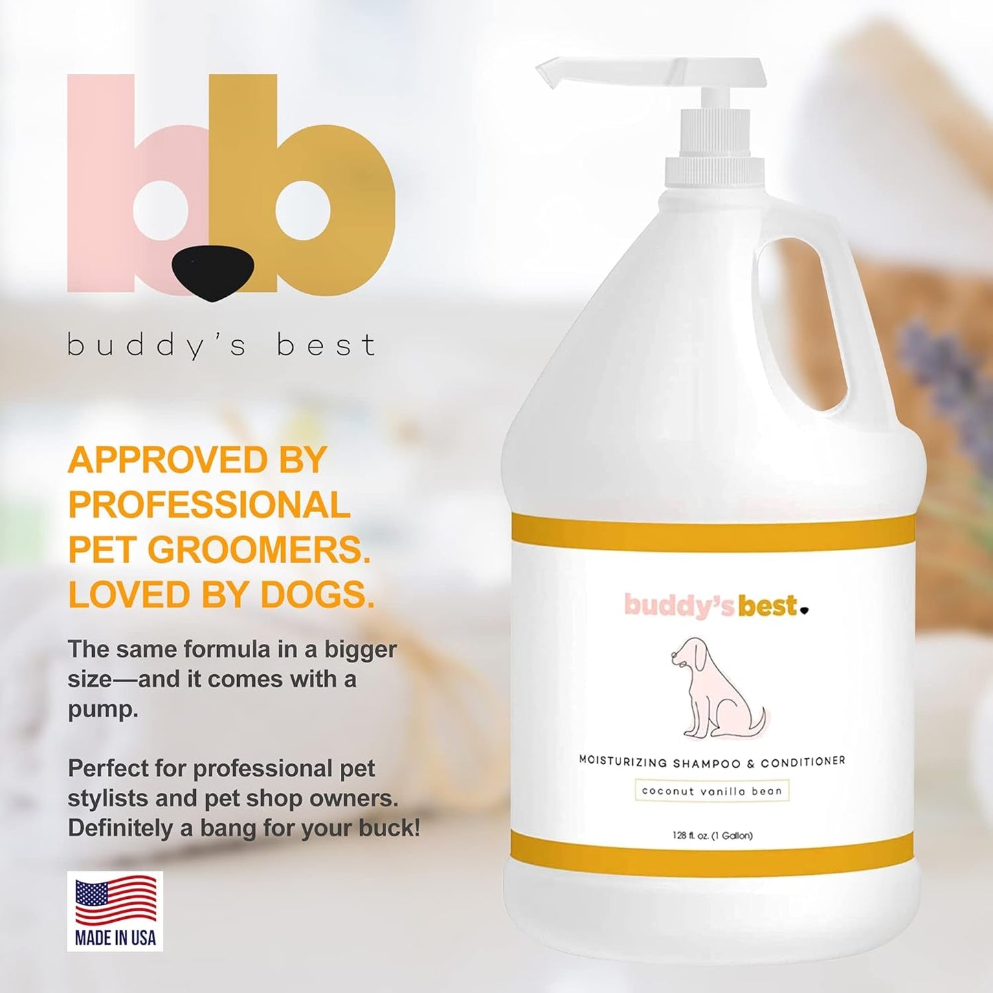 Gentle Coconut Vanilla Dog Shampoo