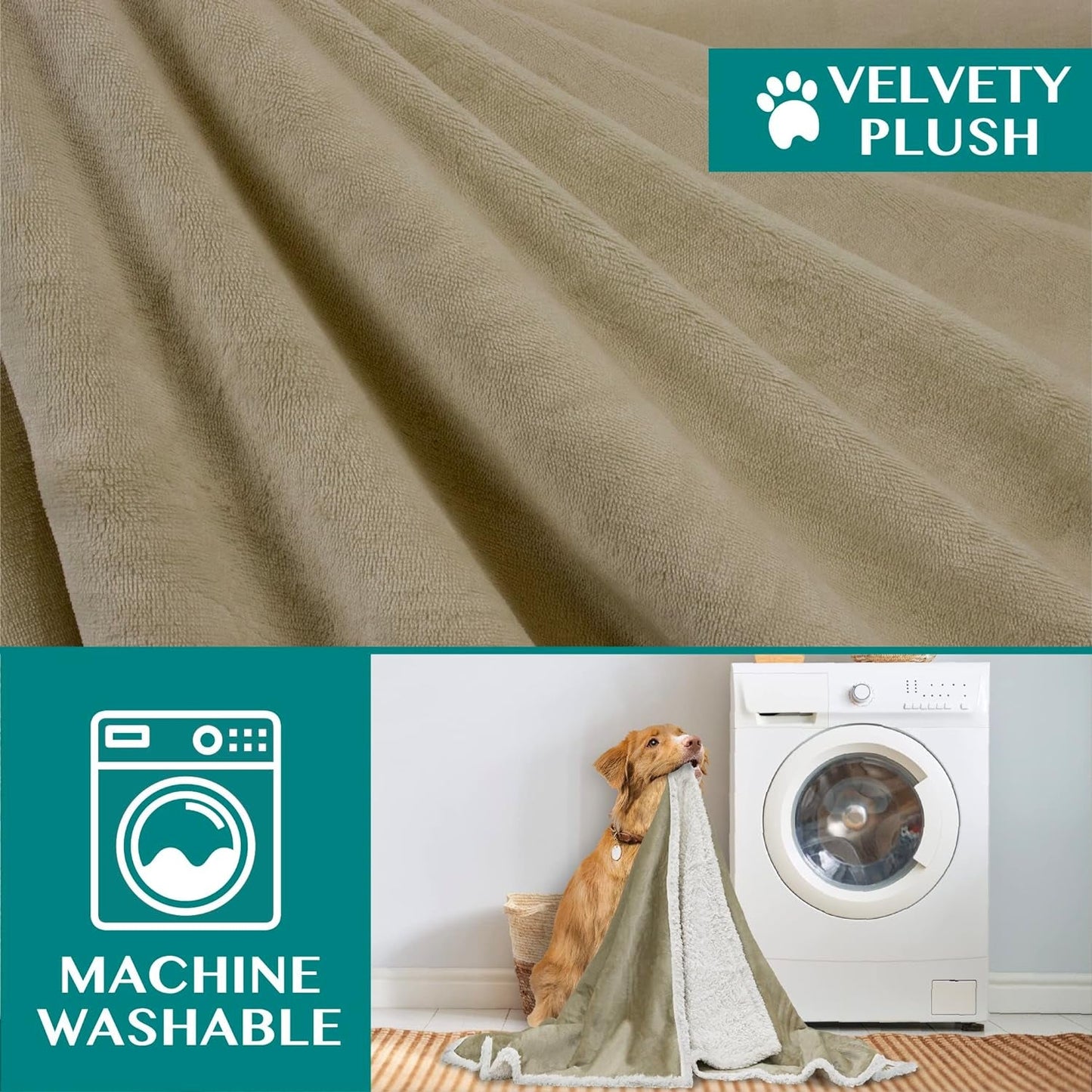 Plush Kennel Cover Blanket
