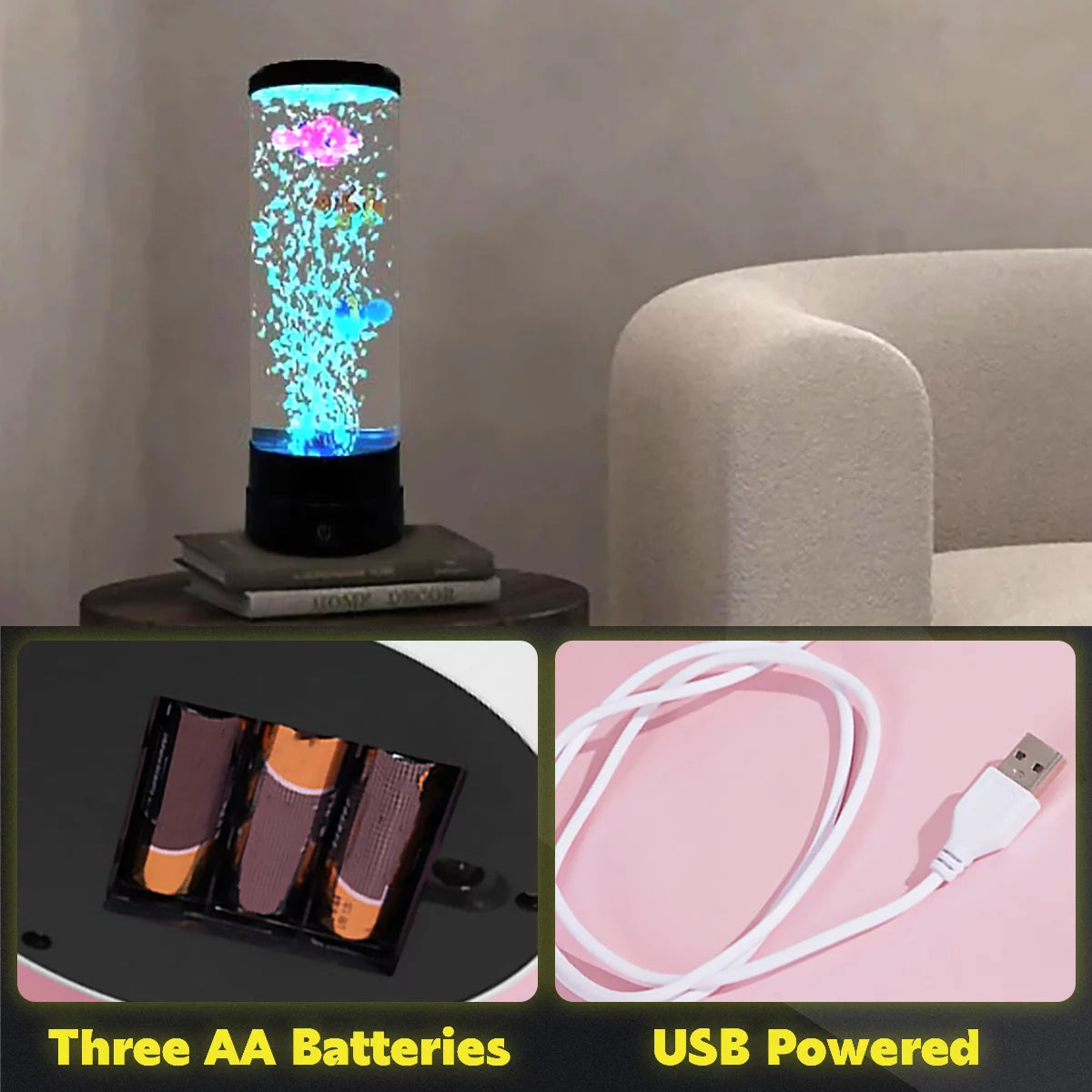 LED Jellyfish Aquarium