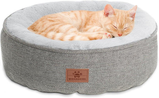Plush Round Pet Bed