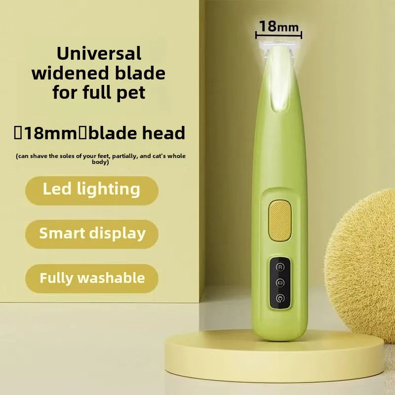 Dog Paw Trimmer with LED Light β Waterproof, Low Noise, Rechargeable β¨πΆ