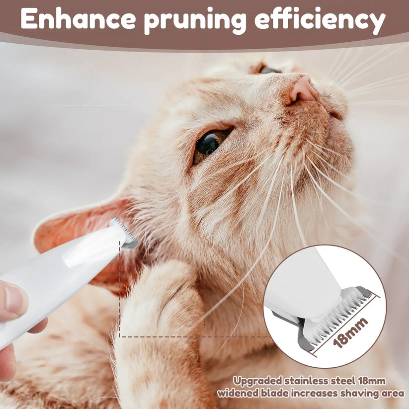 Dog Paw Trimmer with LED Light β Waterproof, Low Noise, Rechargeable β¨πΆ