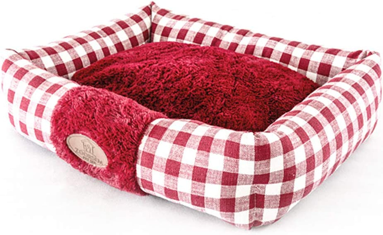 Plush Rectangle Pet Bed