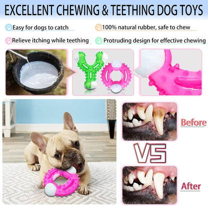 Puppy Teething Chew Toys Pack