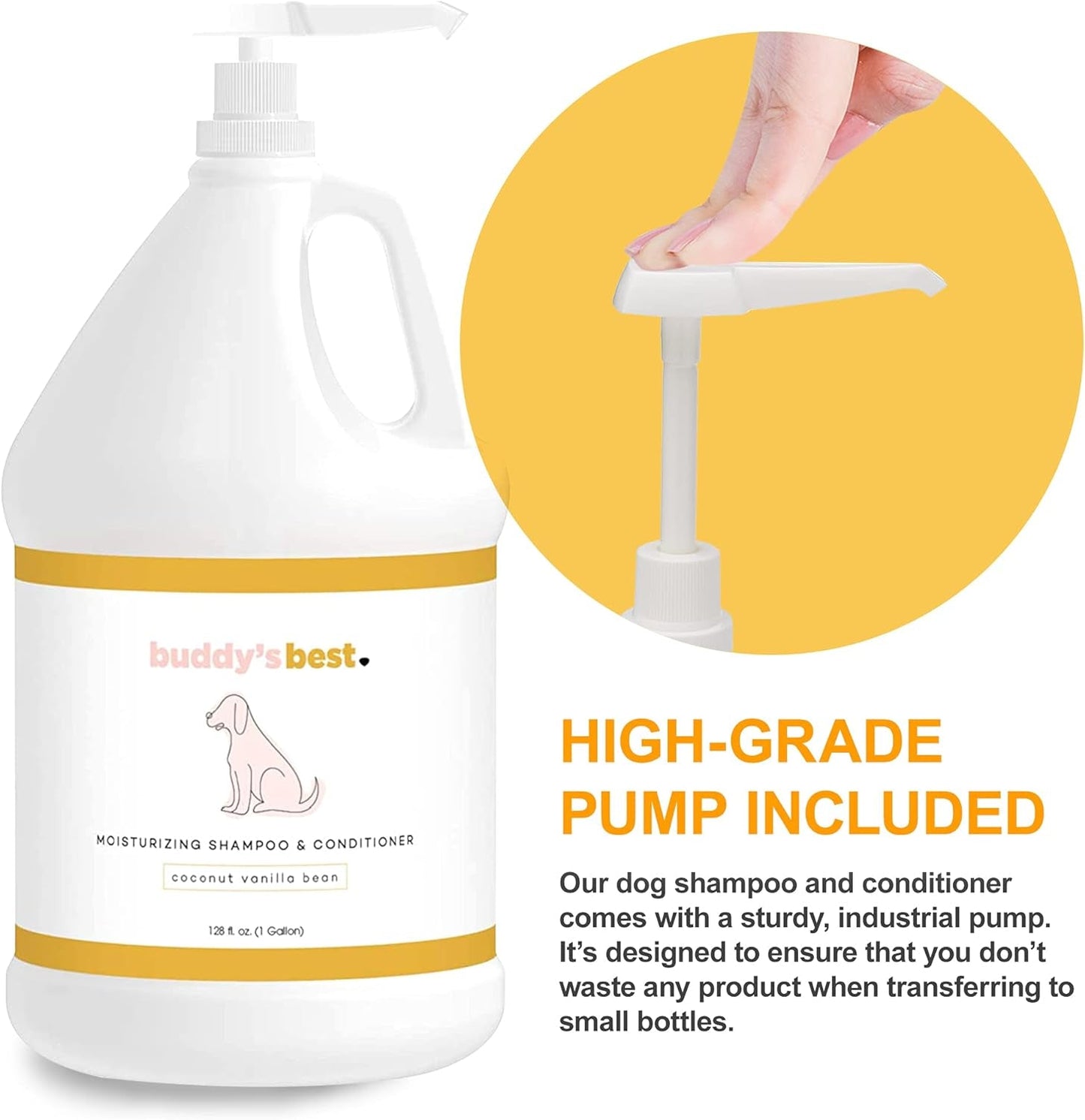 Gentle Coconut Vanilla Dog Shampoo