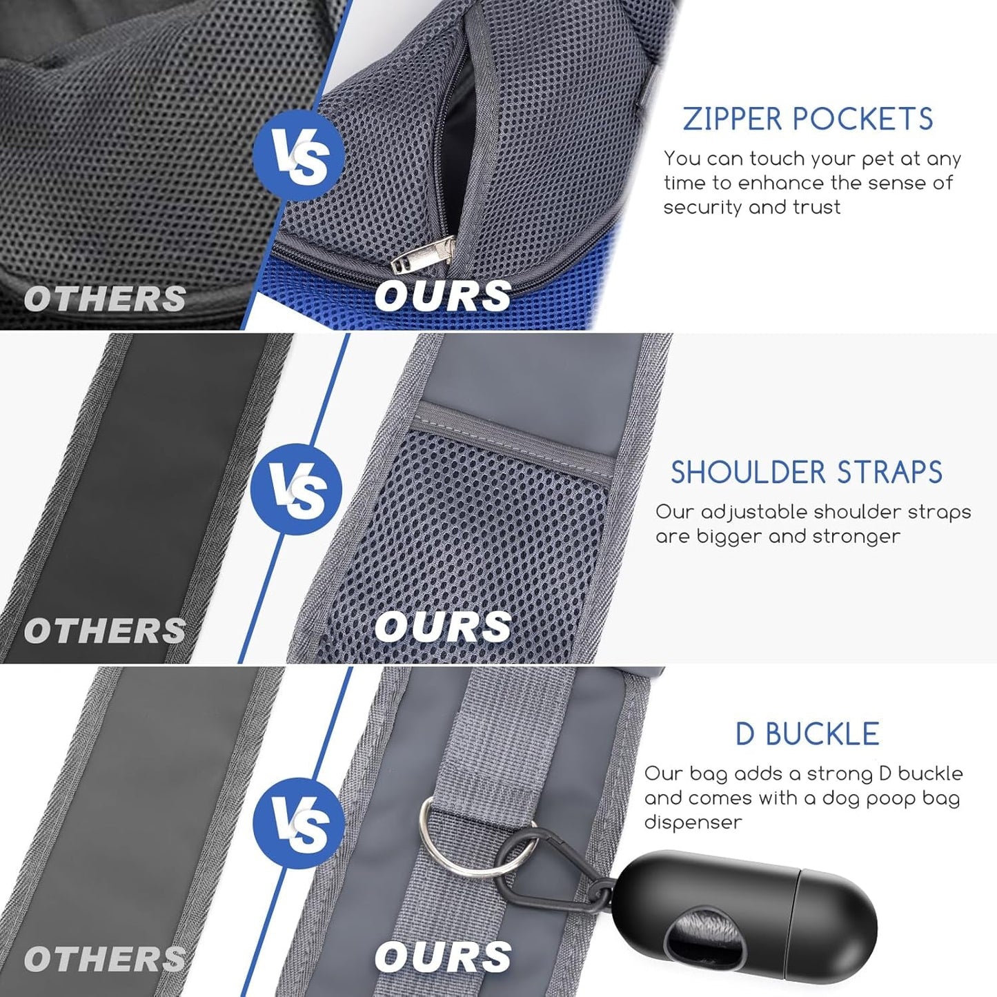 Adjustable Mesh Pet Sling