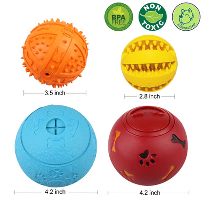 Large Dog Treat Ball (4-Pack)