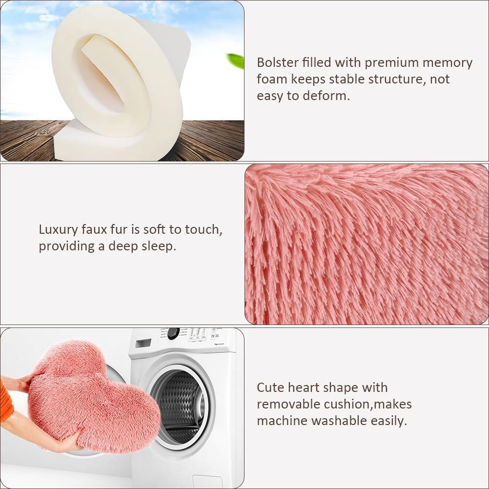 Luxury Heart-Shaped Cat Bed