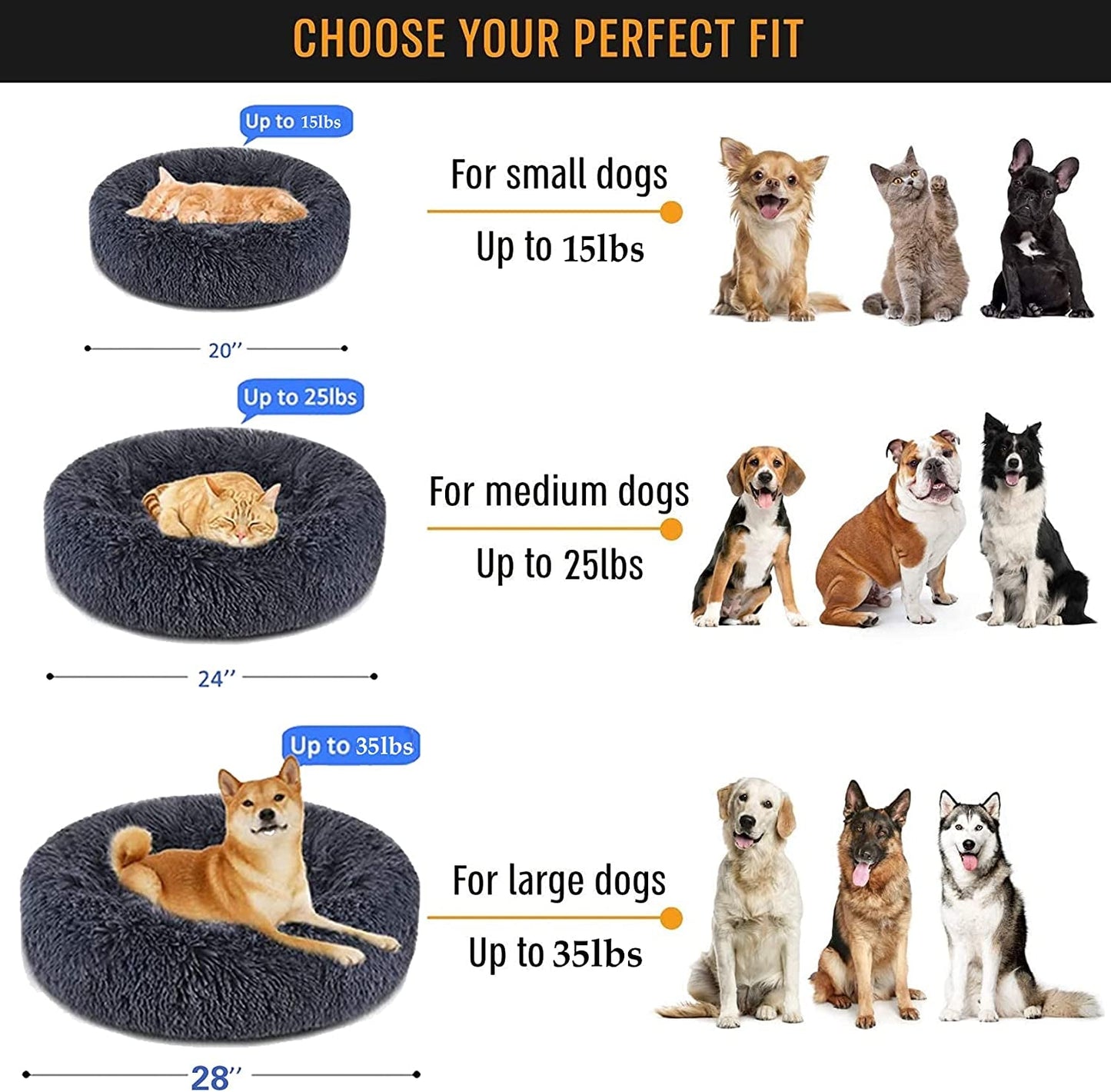Soft Round Dog Nest
