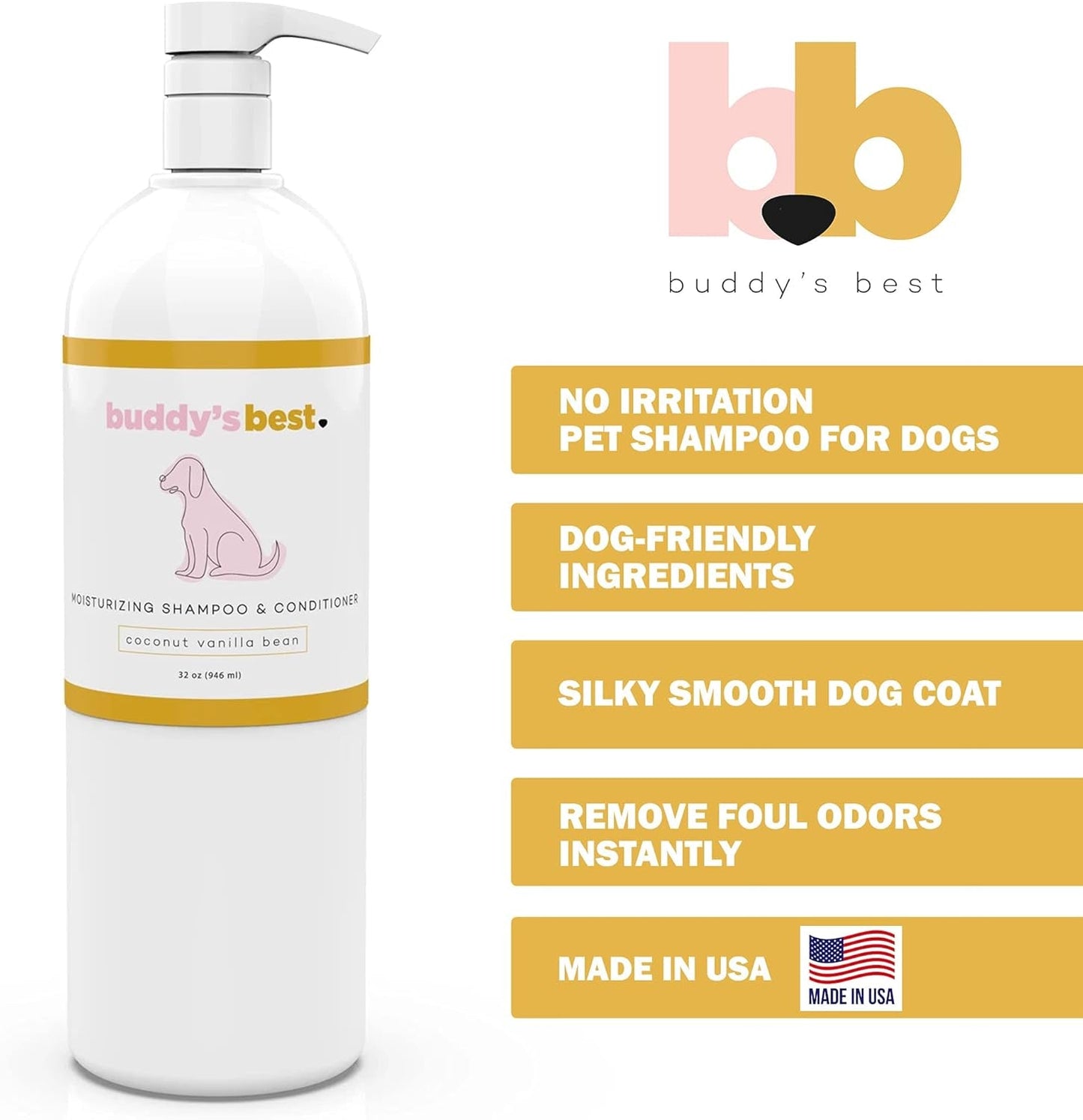 Soothing Coconut Vanilla Dog Shampoo