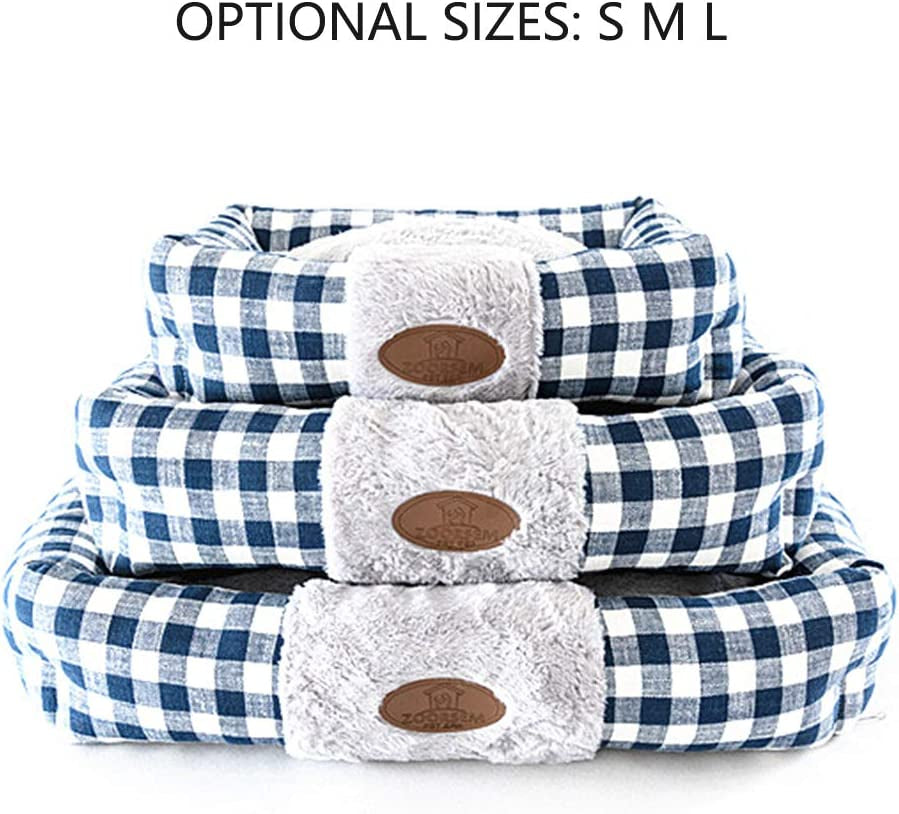 Plush Rectangle Pet Bed