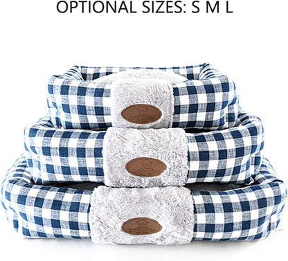 Plush Rectangle Pet Bed
