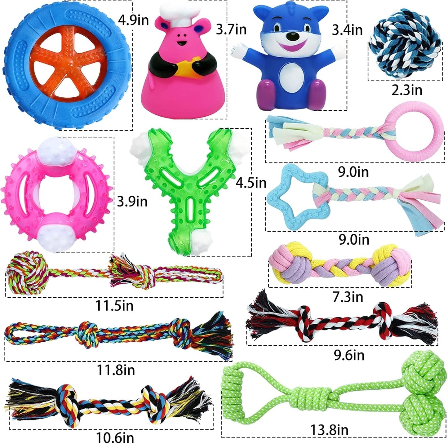 Puppy Teething Chew Toys Pack
