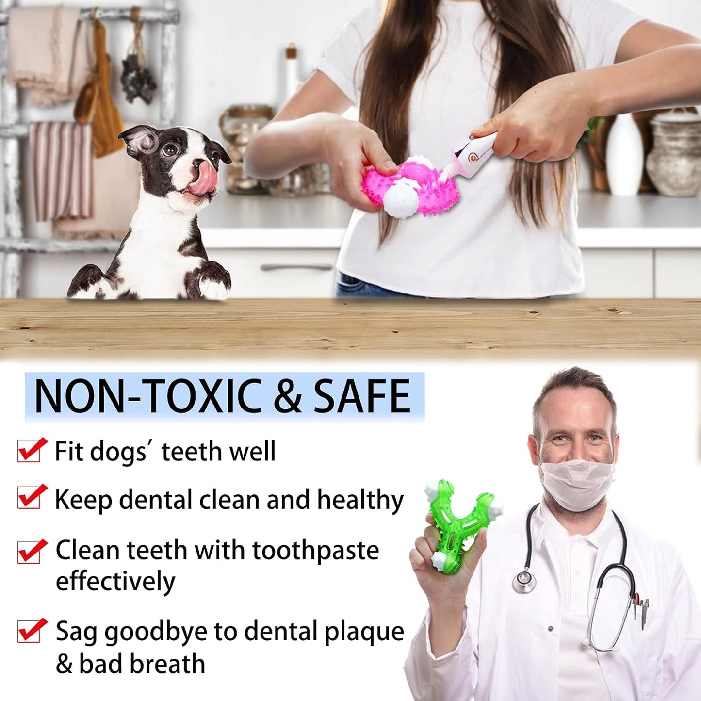 Puppy Teething Chew Toys Pack