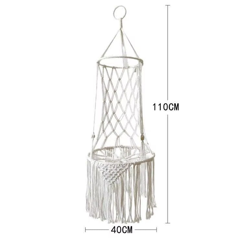 Bohemian Macrame Cat Hammock