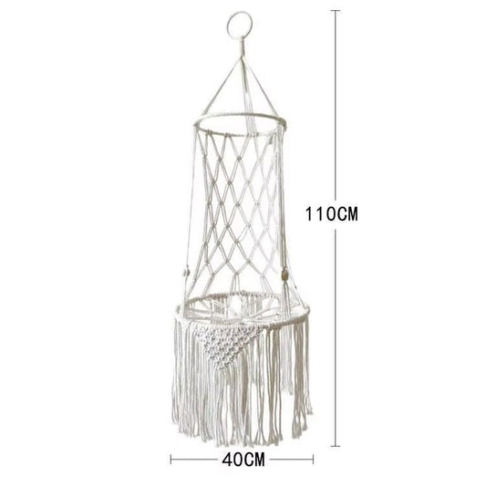 Bohemian Macrame Cat Hammock