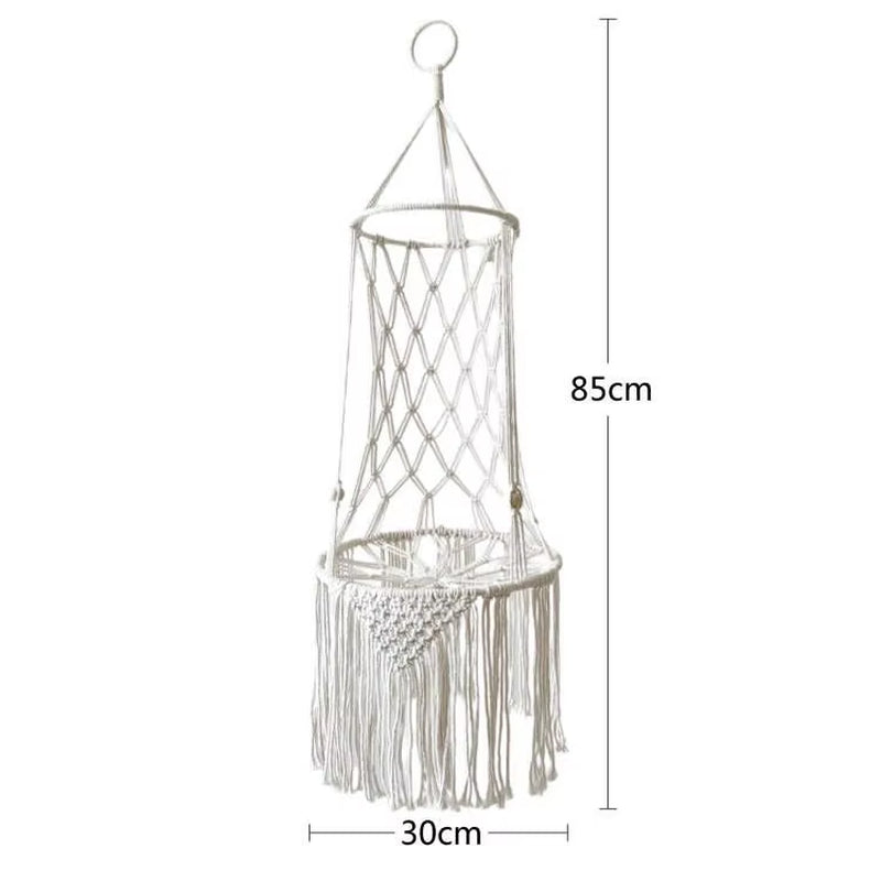 Bohemian Macrame Cat Hammock