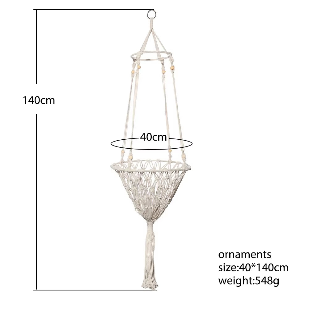 Bohemian Macrame Cat Hammock