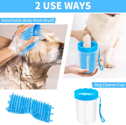 Petmantion™ Portable Pet Paw Cleaner Cup – Fast, Mess-Free Paw Washing for Dogs & Cats