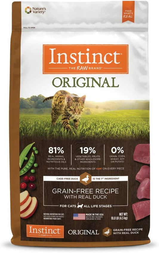Duck Dry Cat Food, 10lb