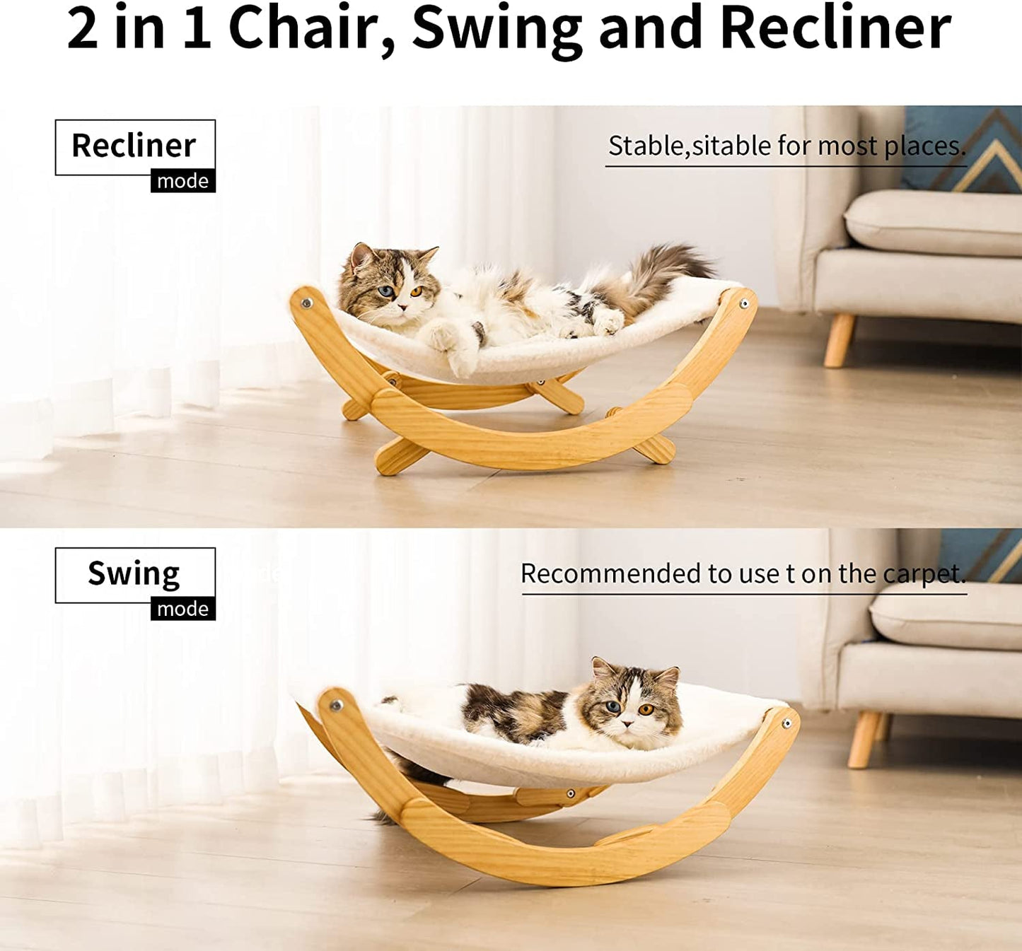 Moon Cat Hammock Swing