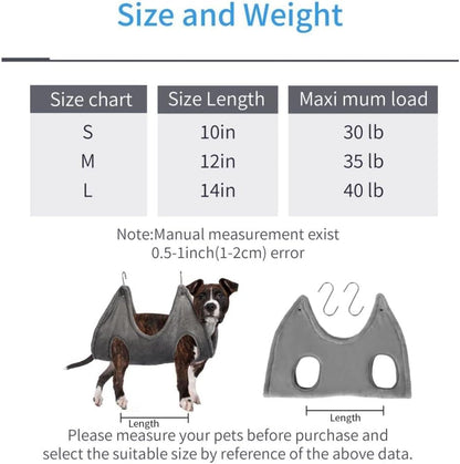 Pet Grooming Hammock Kit