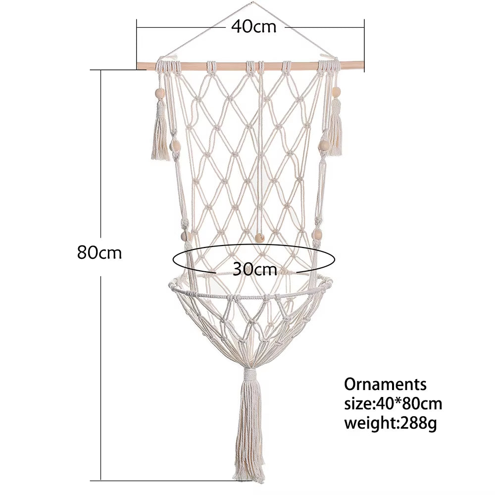 Bohemian Macrame Cat Hammock