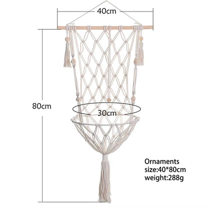 Bohemian Macrame Cat Hammock