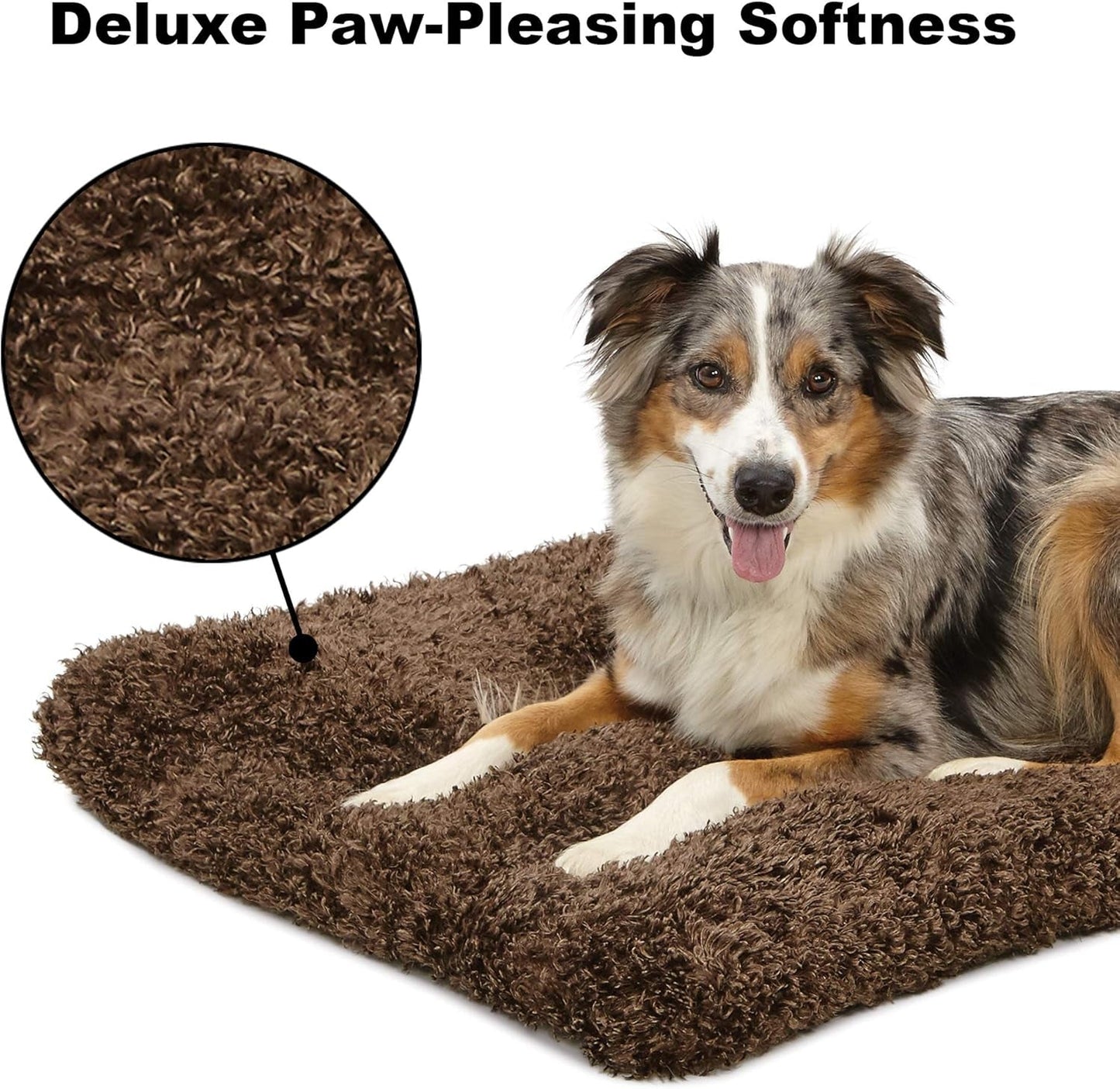 Machine-Washable Plush Bed