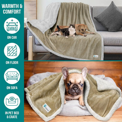 Plush Kennel Cover Blanket