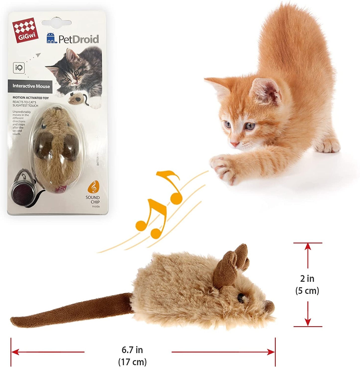 Self-Moving Kitten Exercise Toy